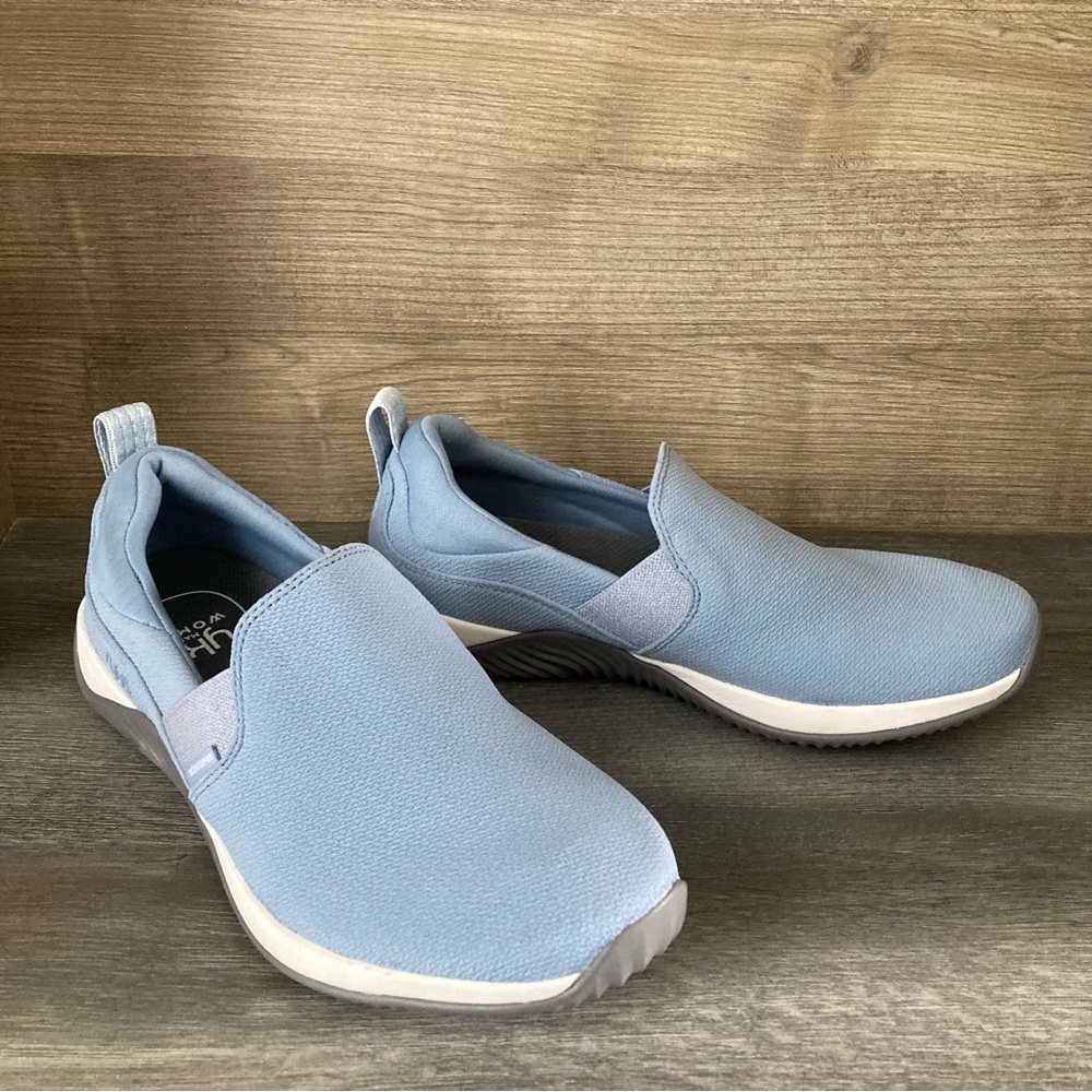 Ryka Women’s size 8W Blue Slip-On Shoes